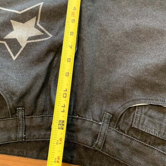 Women's jean with tags, embellished, wide leg, full rise, deep indigo - Picture 8 of 16